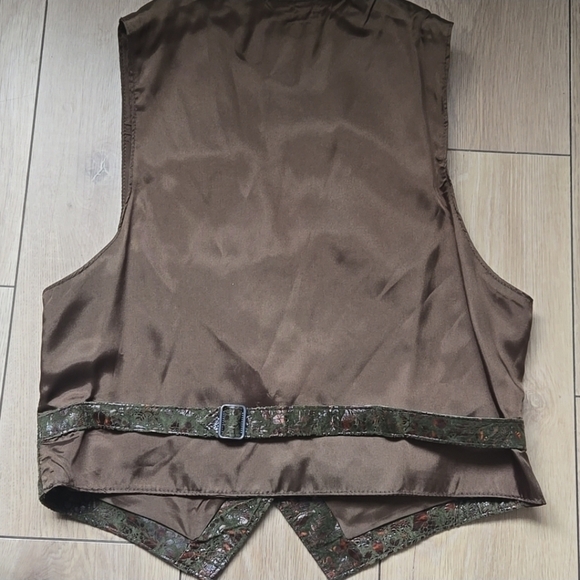 BOVINES Adventure Wear Leather Vest Sz M - Picture 6 of 10